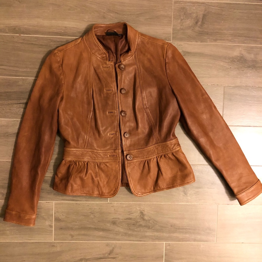 Brown leather Apt 9 jacket.